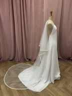 Voile Feuillage - Blanc Soie