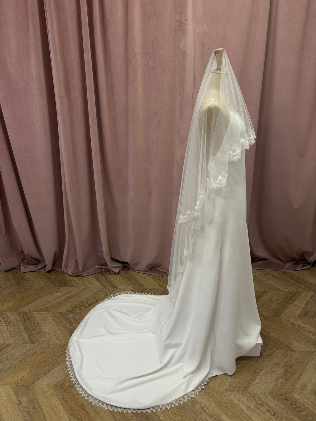 Voile Guipure - Blanc Soie