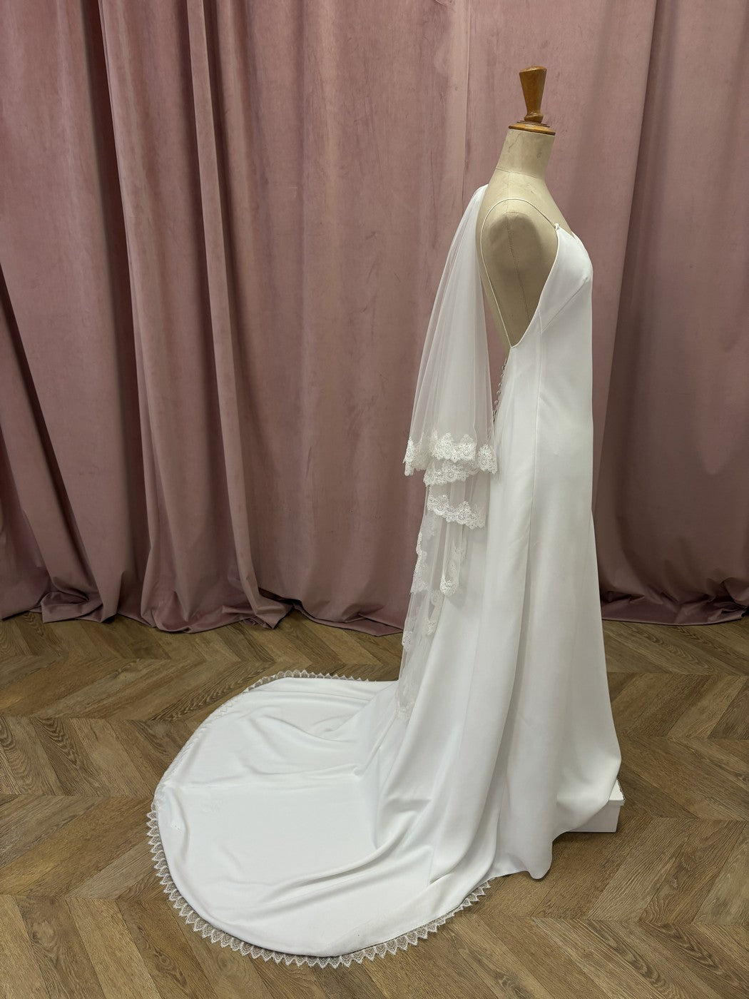 Voile Guipure - Blanc Soie