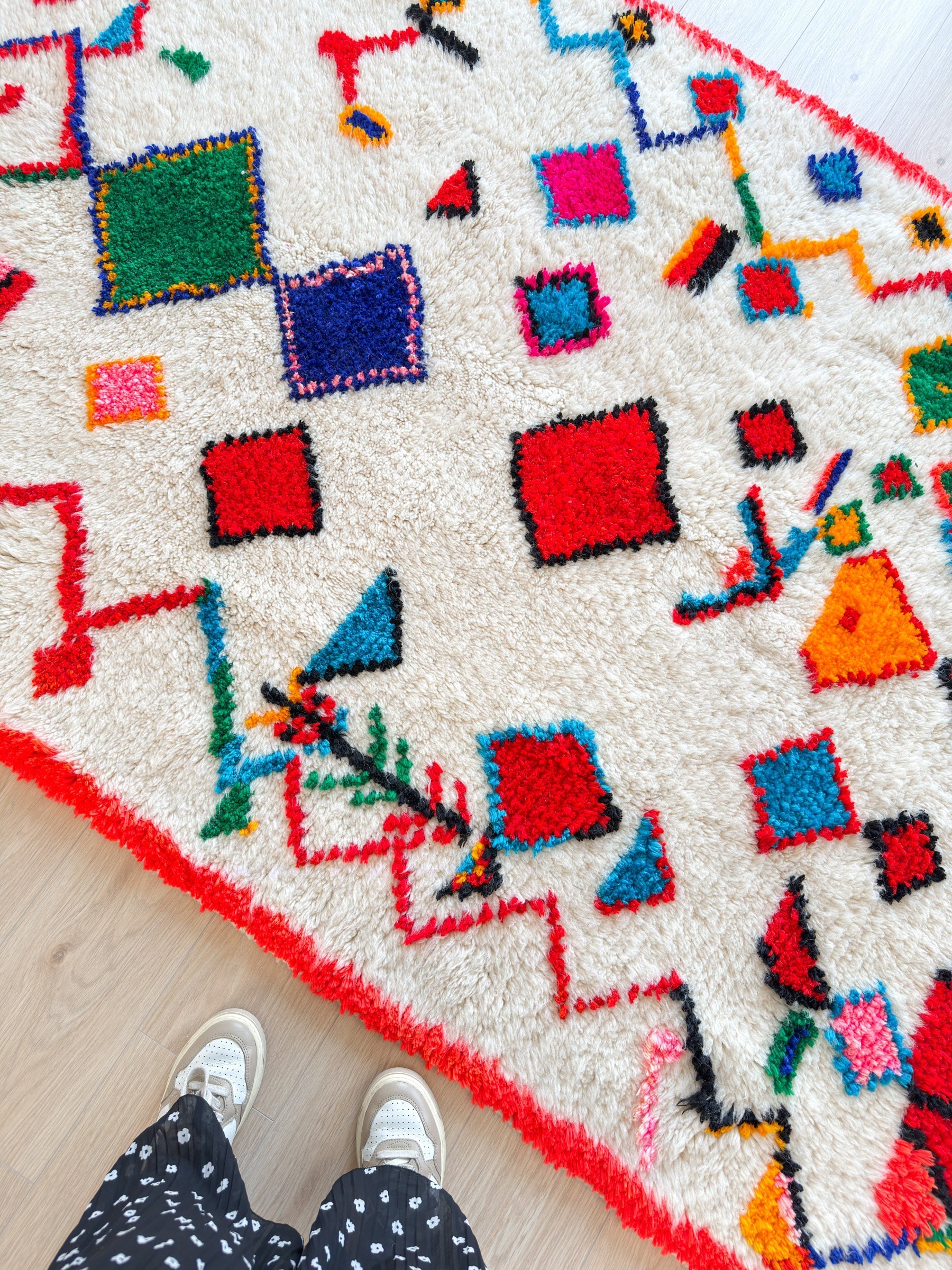 Tapis Berbère Coloré 151 X 274 Cm - N°1737