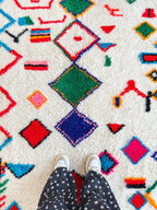 Tapis Berbère Coloré 151 X 274 Cm - N°1737