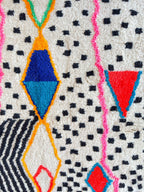 Tapis Berbère Coloré 153 X 277 Cm - N°1763