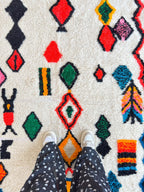 Tapis Berbère Coloré 150 X 289 Cm - N°1631