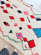 Tapis Berbère Coloré 158 X 271 Cm - N°1604