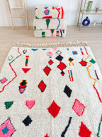 Tapis Berbère Coloré 158 X 271 Cm - N°1604