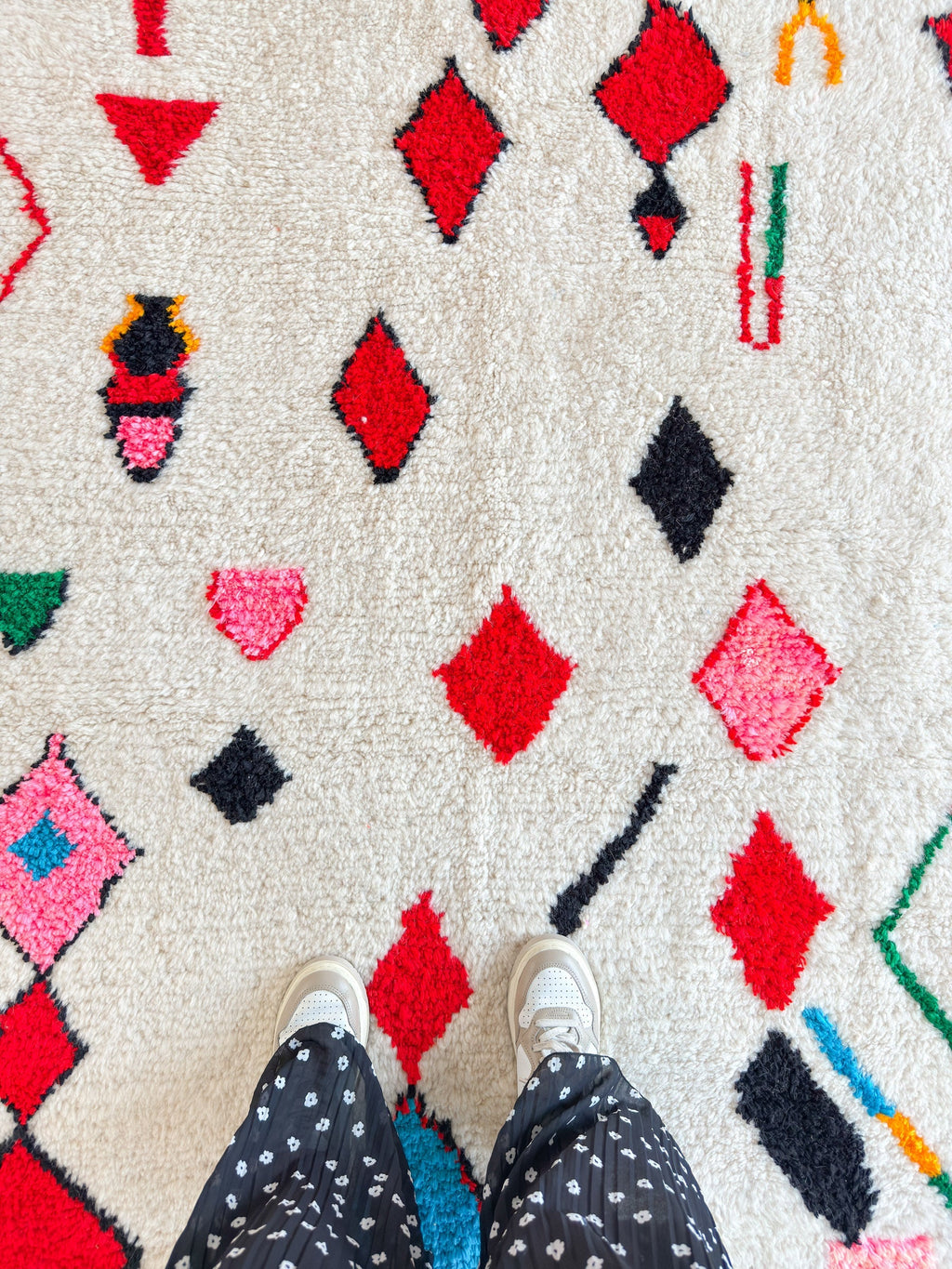 Tapis Berbère Coloré 158 X 271 Cm - N°1604