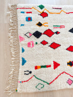 Tapis Berbère Coloré 158 X 271 Cm - N°1604
