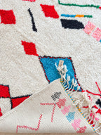 Tapis Berbère Coloré 158 X 271 Cm - N°1604