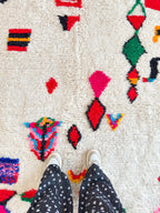 Tapis Berbère Coloré  157 X 270 Cm - N°1686