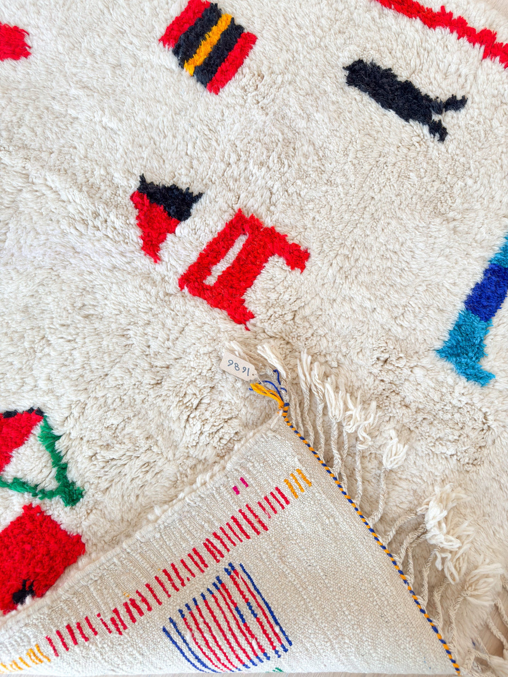 Tapis Berbère Coloré  157 X 270 Cm - N°1686