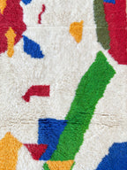 Tapis Berbère De Couloir Coloré 81 X 260 Cm - N°1286