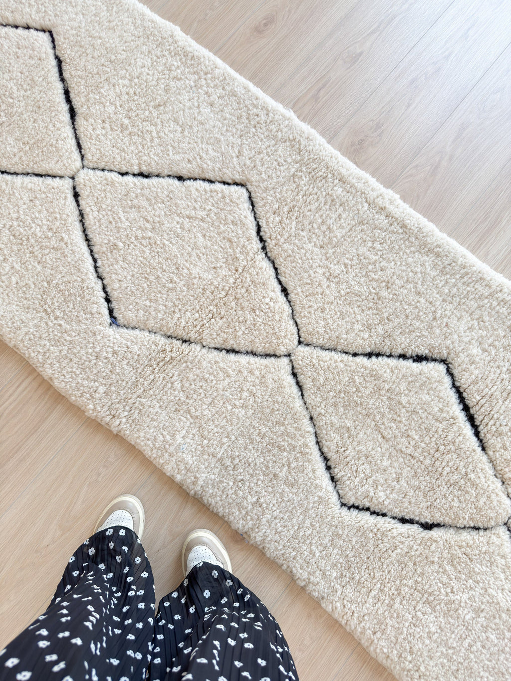 Tapis  De Couloir Beni Ouarain 85 X 254 Cm - N°1709