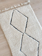 Tapis  De Couloir Beni Ouarain 85 X 254 Cm - N°1709
