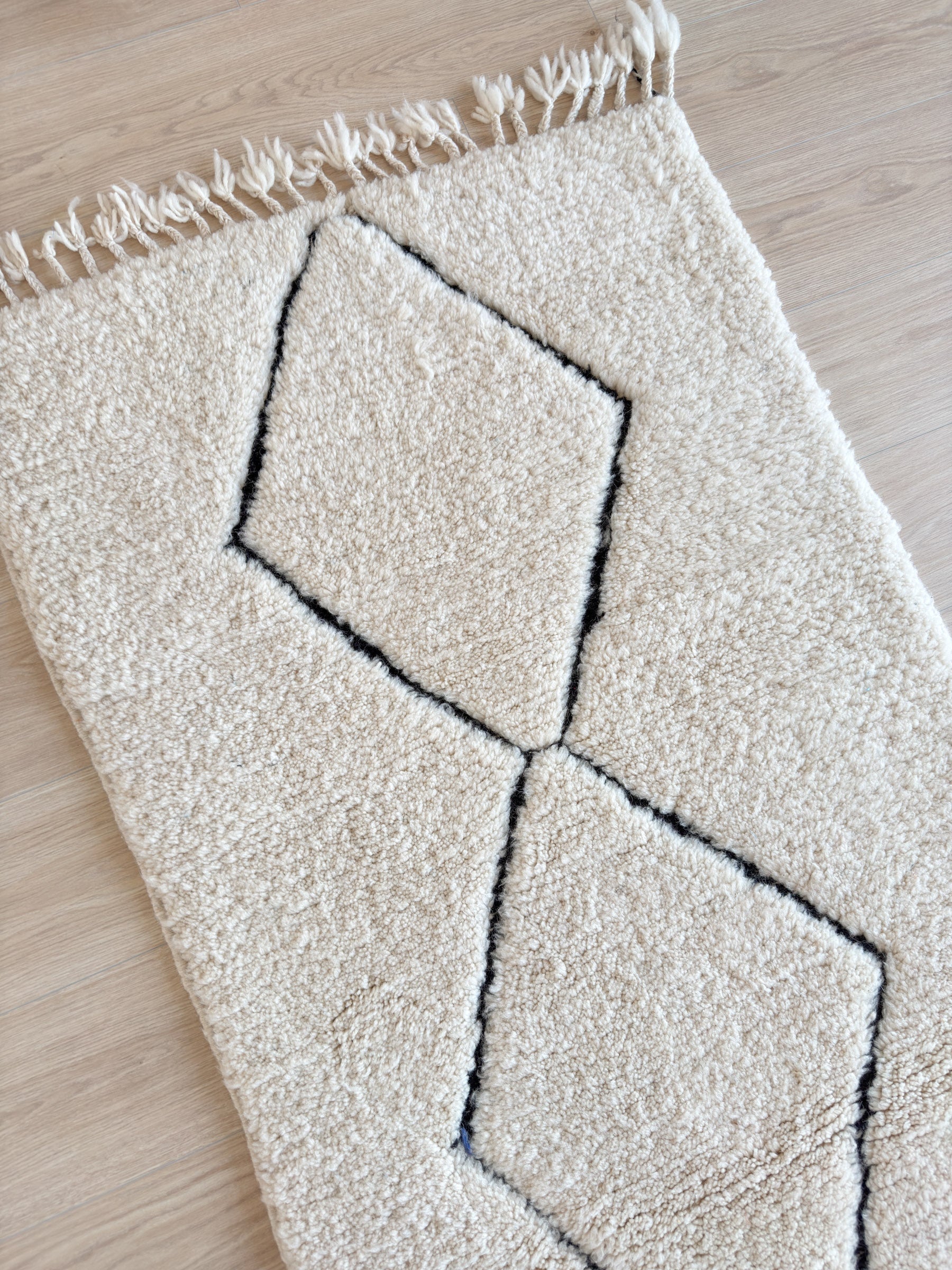 Tapis  De Couloir Beni Ouarain 85 X 254 Cm - N°1709