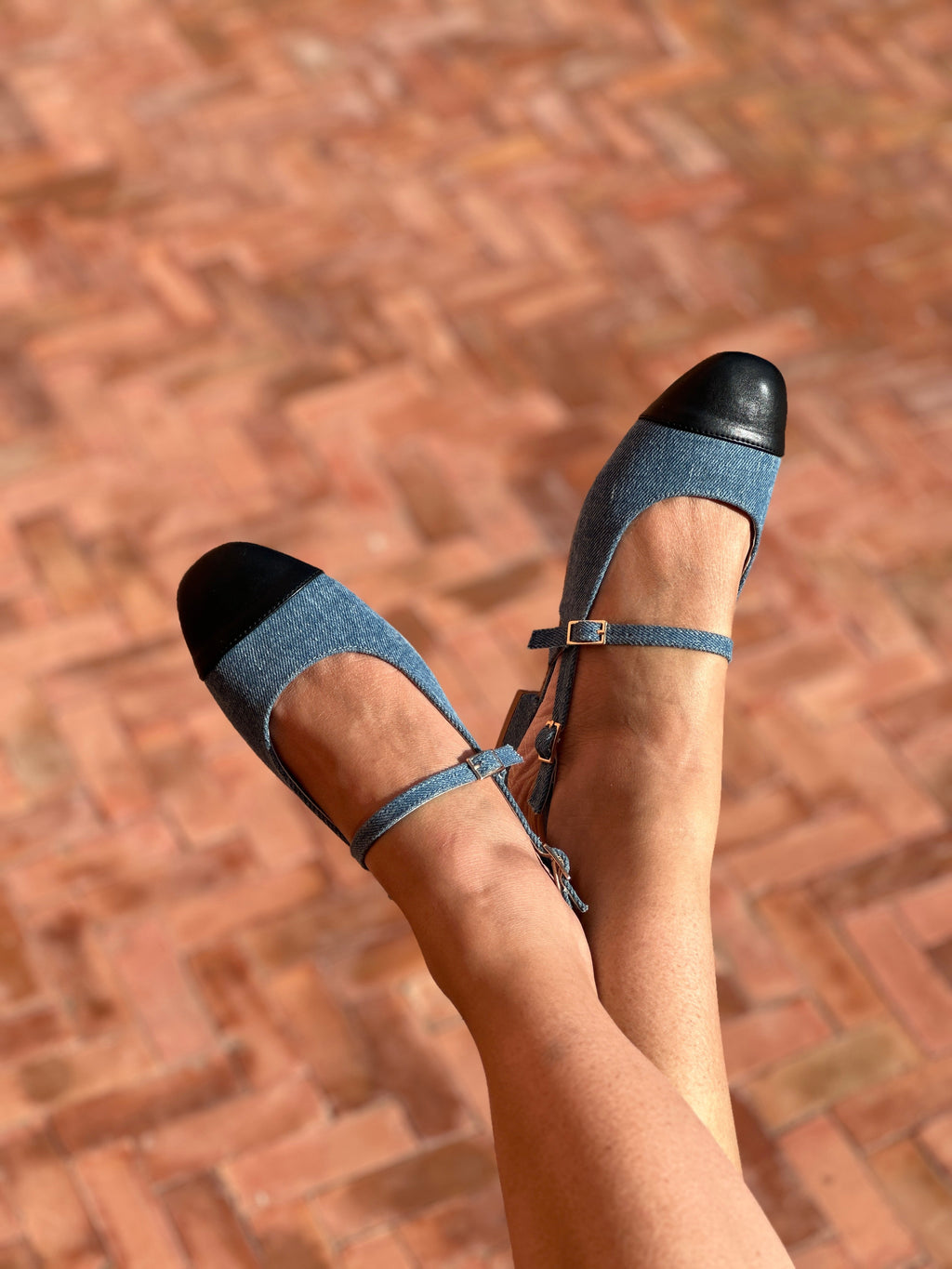 Slingback Maria - Jeans