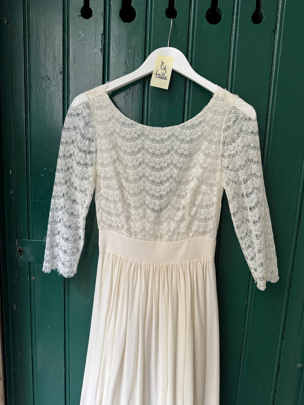 Robe De Mariée Joséphine Avec Traine - Blanc
