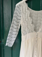 Robe De Mariée Joséphine Avec Traine - Blanc