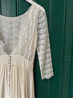 Robe De Mariée Joséphine Avec Traine - Blanc