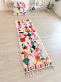 Tapis De Couloir Berbère Coloré 91 X 276 Cm - N°2144