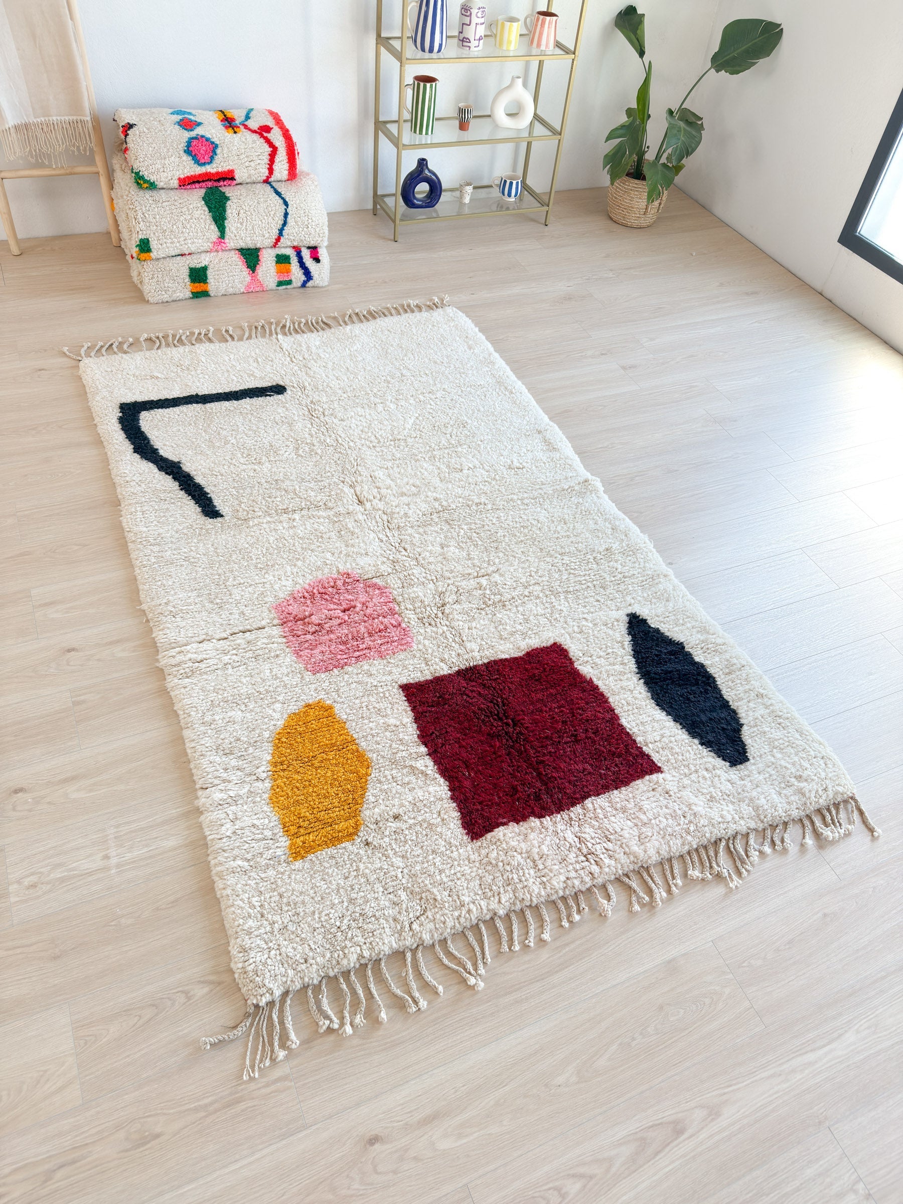 Tapis Berbère Coloré 152 X 262 Cm - N°2163