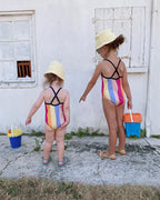 Le Maillot Une Pièce Rainbow Enfant - Gili'S X Émoi Émoi