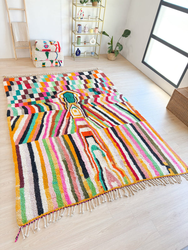 Tapis Berbère Coloré - 259 X 362 Cm - N°2164