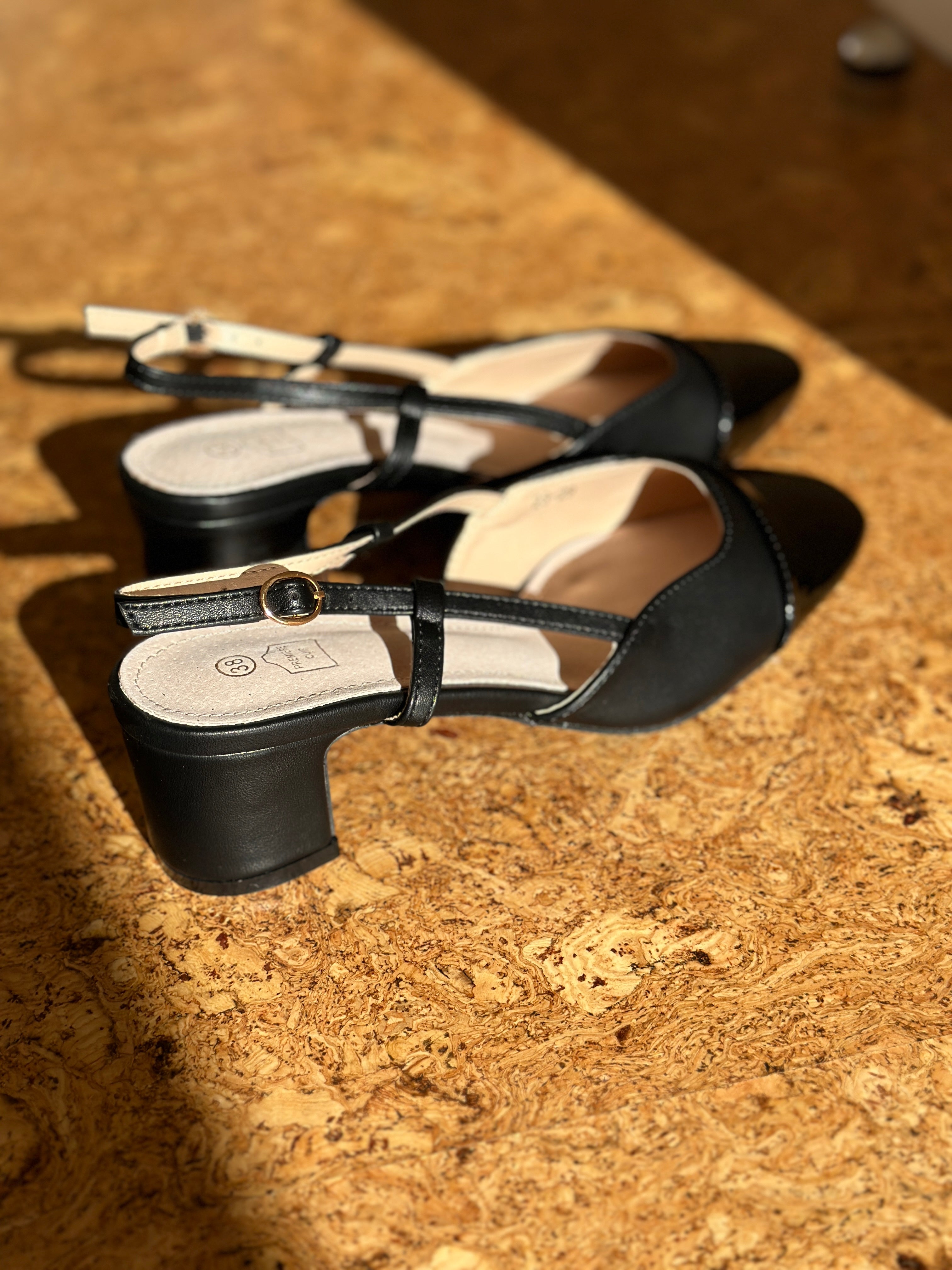Slingback Gaby - Noir