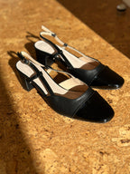 Slingback Gaby - Noir