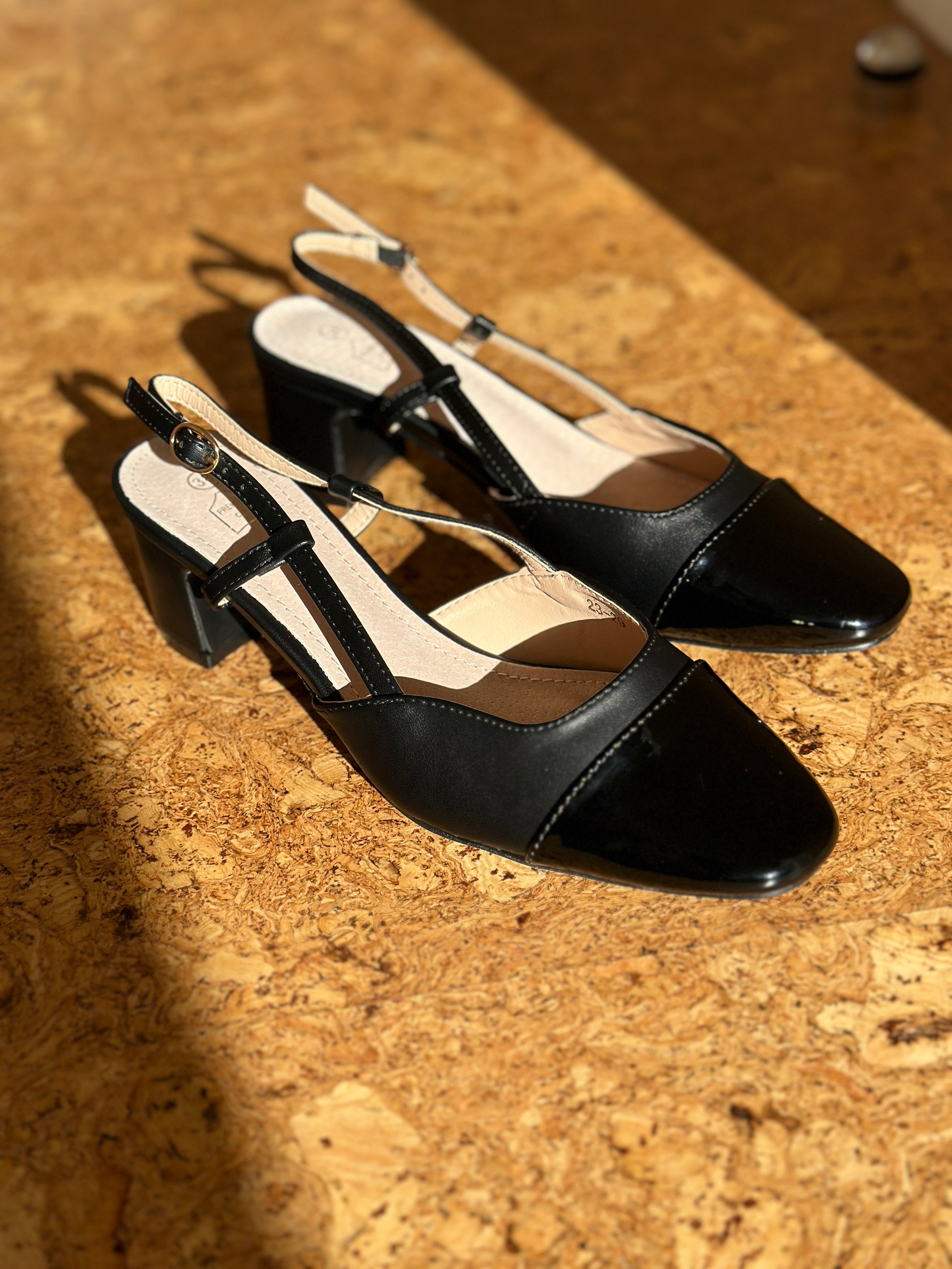 Slingback Gaby - Noir