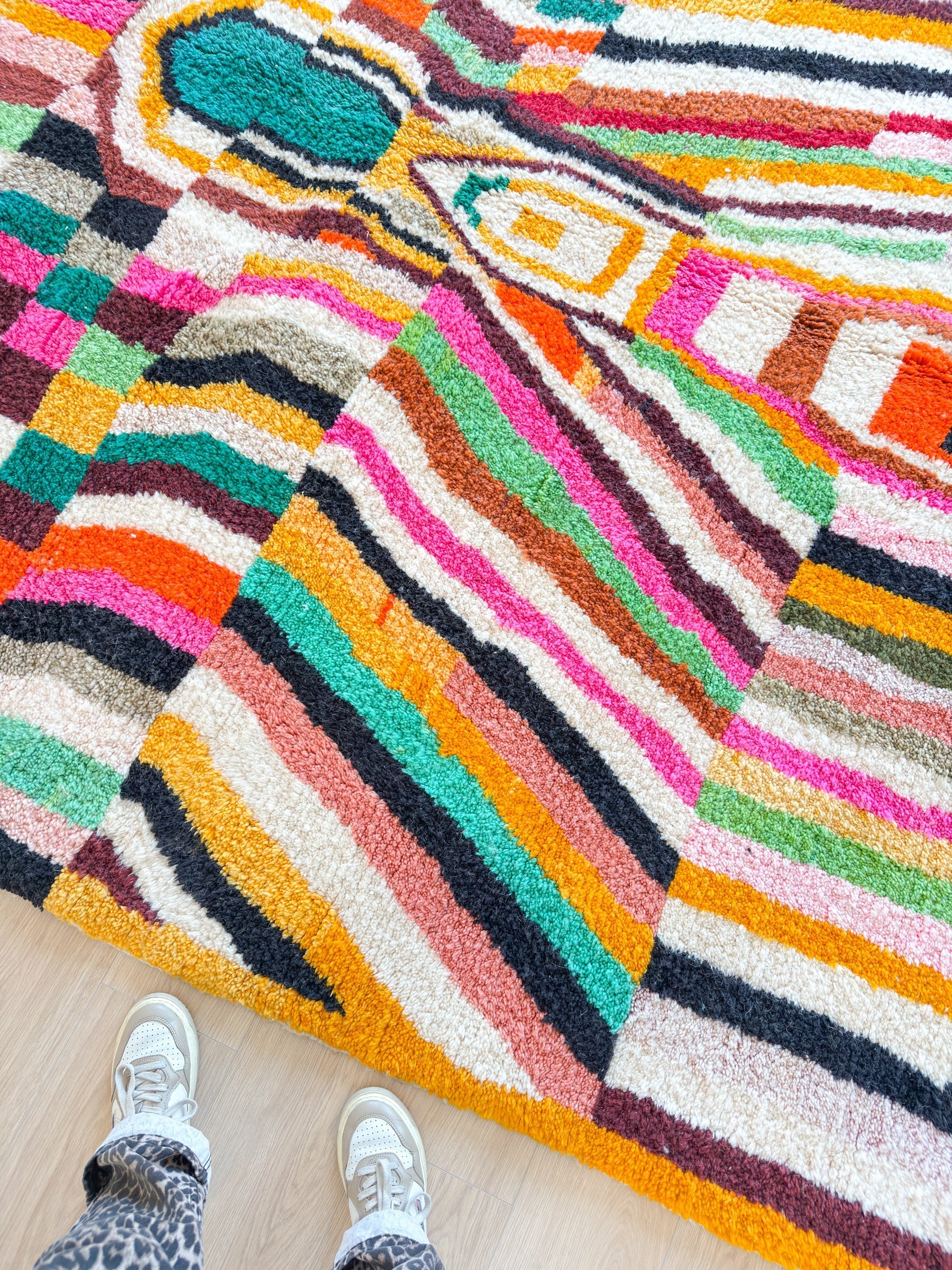 Tapis Berbère Coloré - 259 X 362 Cm - N°2164