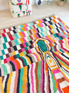 Tapis Berbère Coloré - 259 X 362 Cm - N°2164