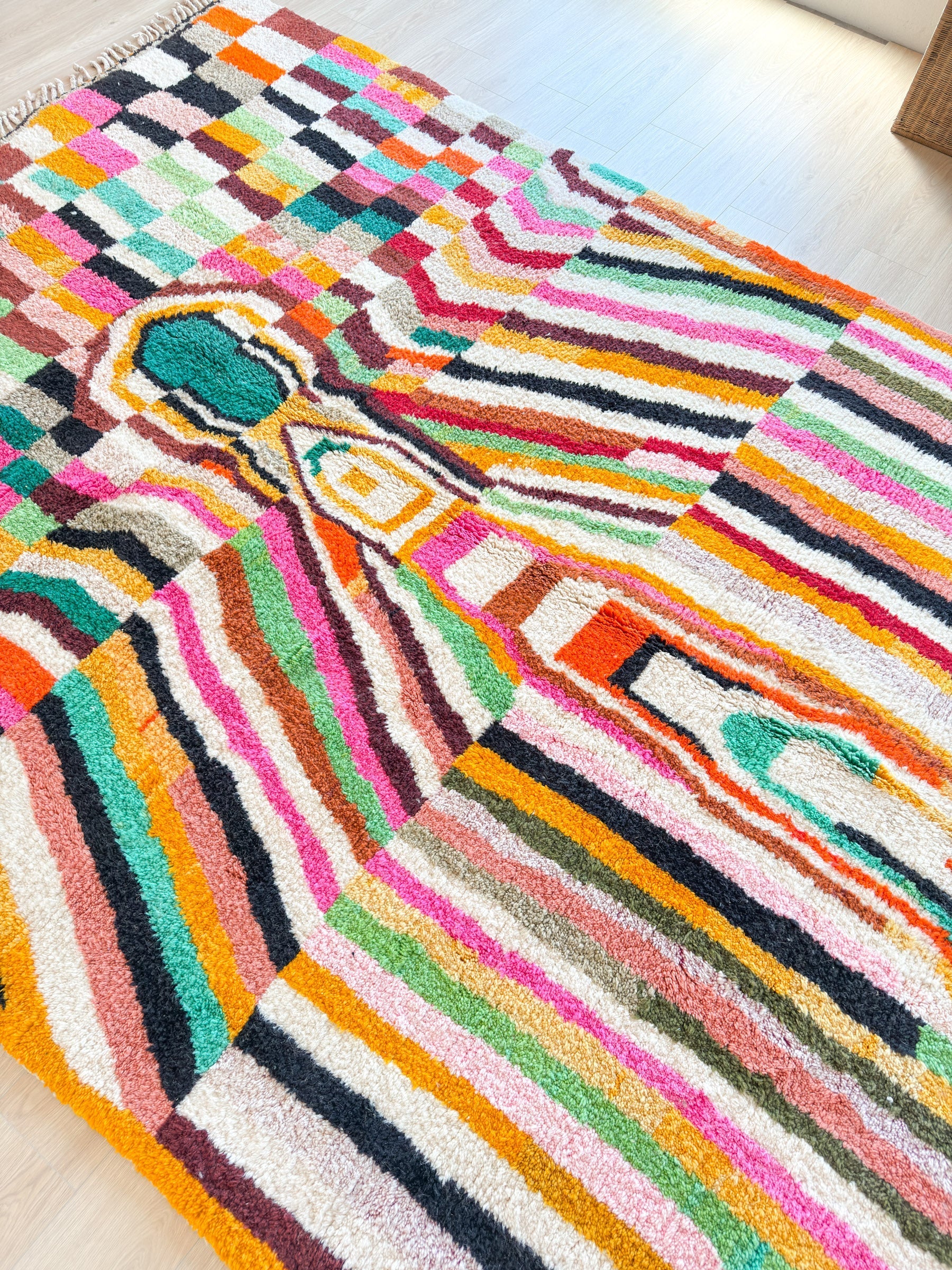 Tapis Berbère Coloré - 259 X 362 Cm - N°2164