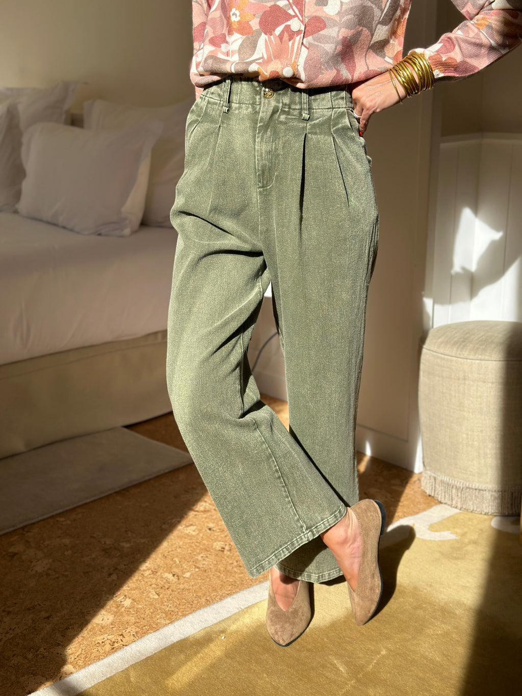 Jeans Livia - Kaki