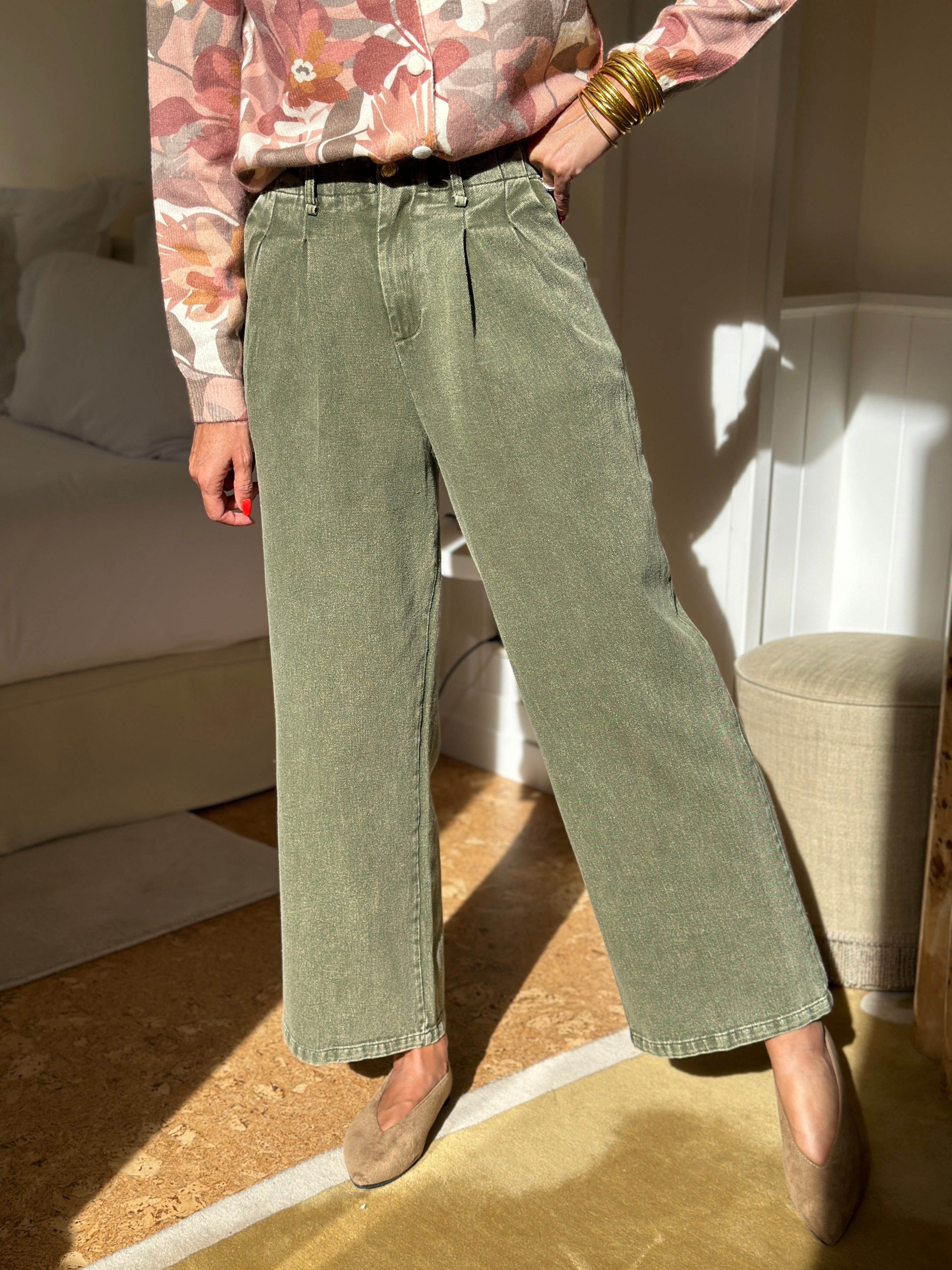 Jeans Livia - Kaki