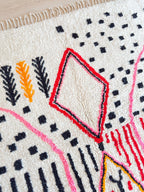 Tapis Berbère Coloré 204 X 333 Cm - N°2161