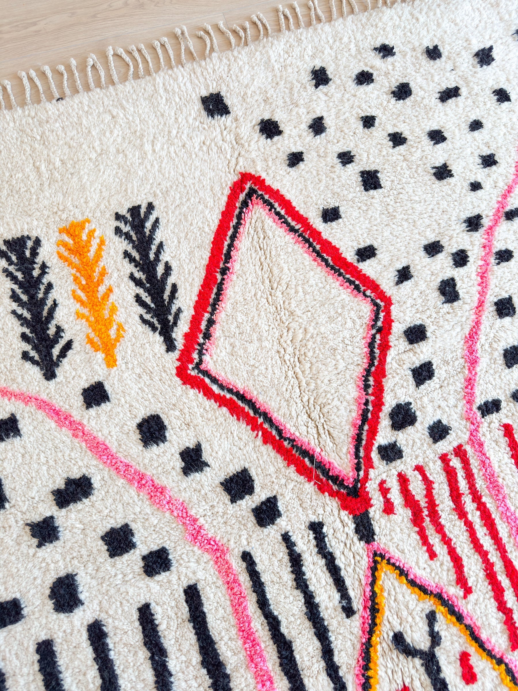 Tapis Berbère Coloré 204 X 333 Cm - N°2161