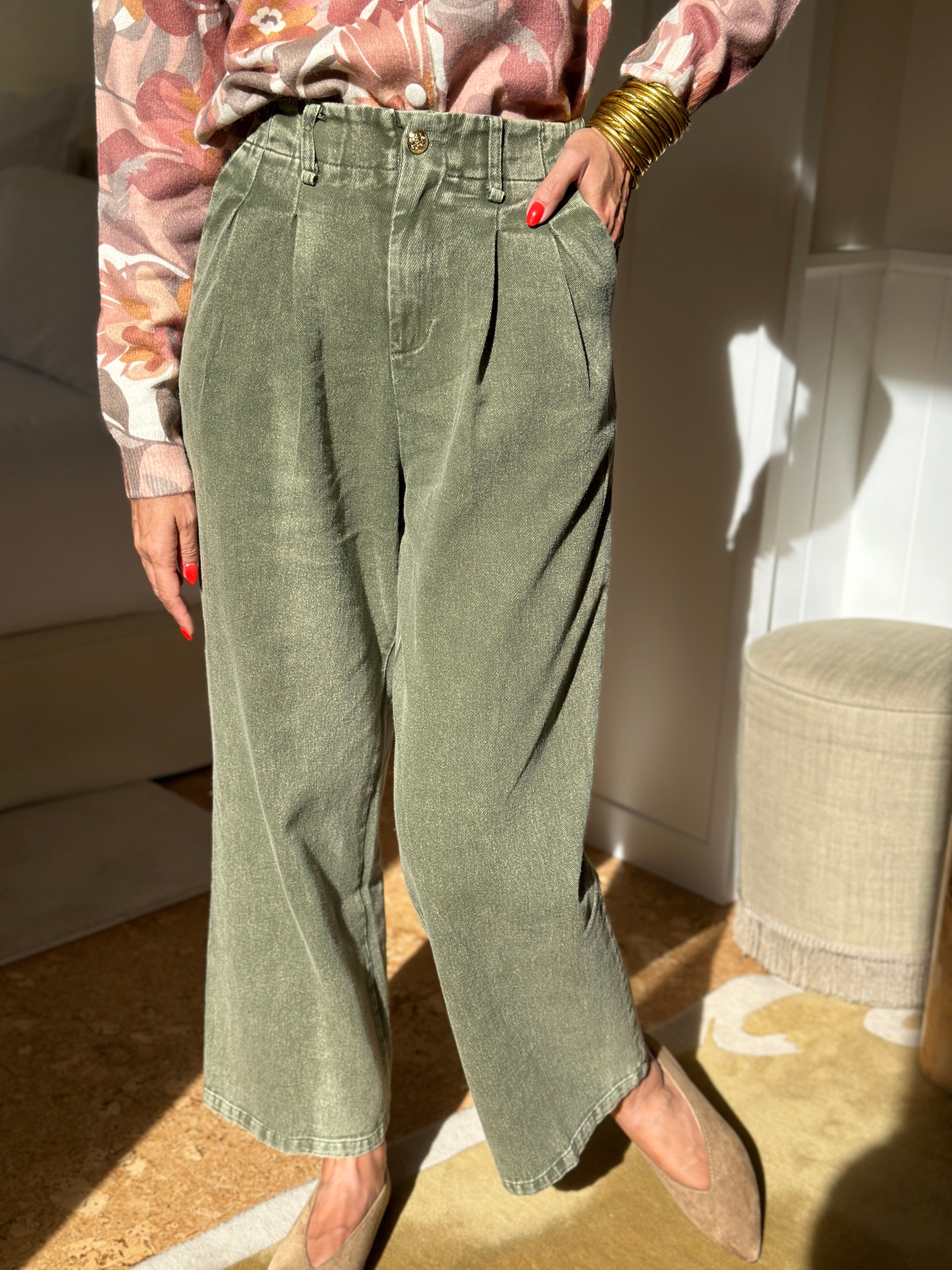 Jeans Livia - Kaki