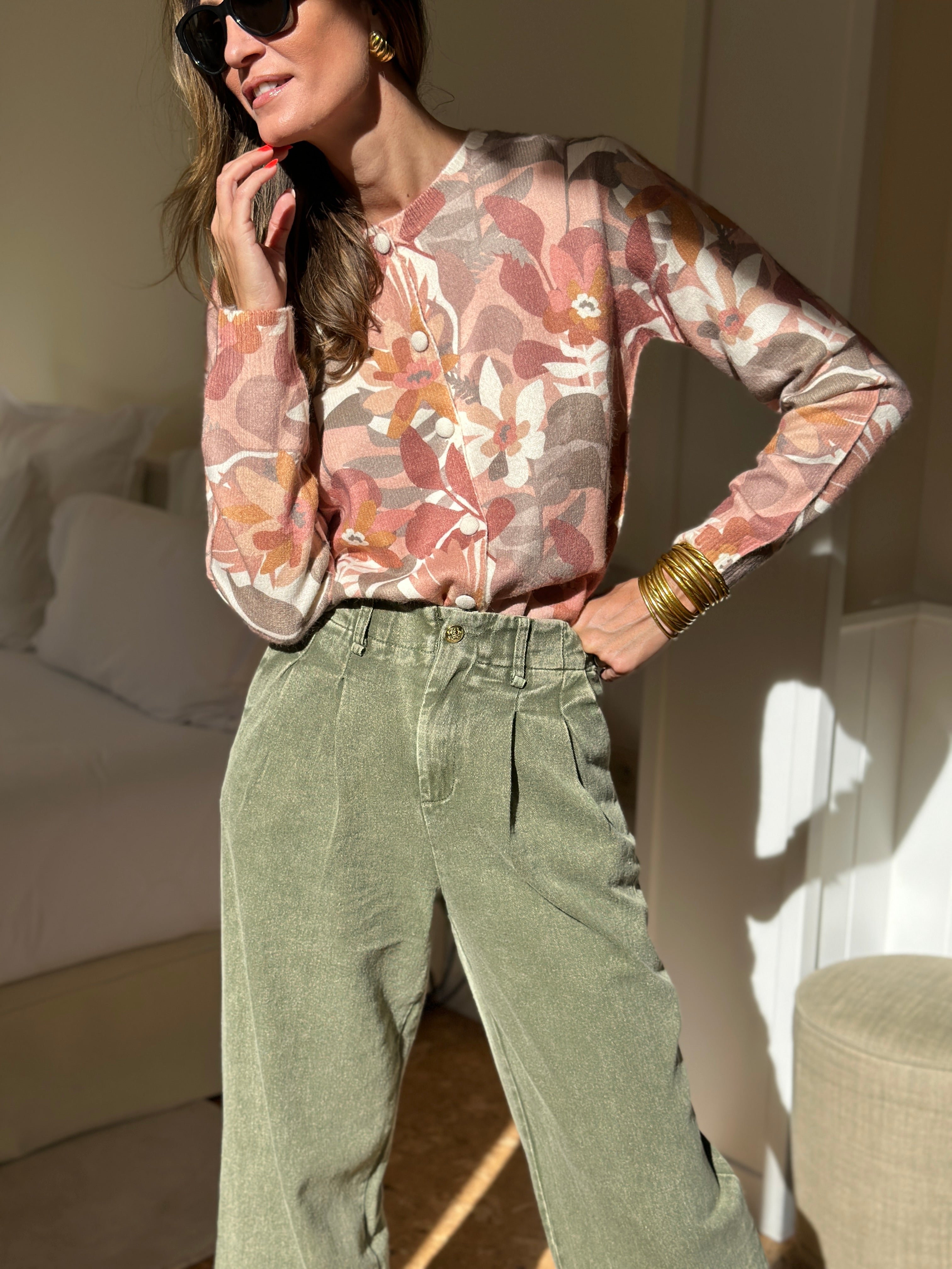 Jeans Livia - Kaki