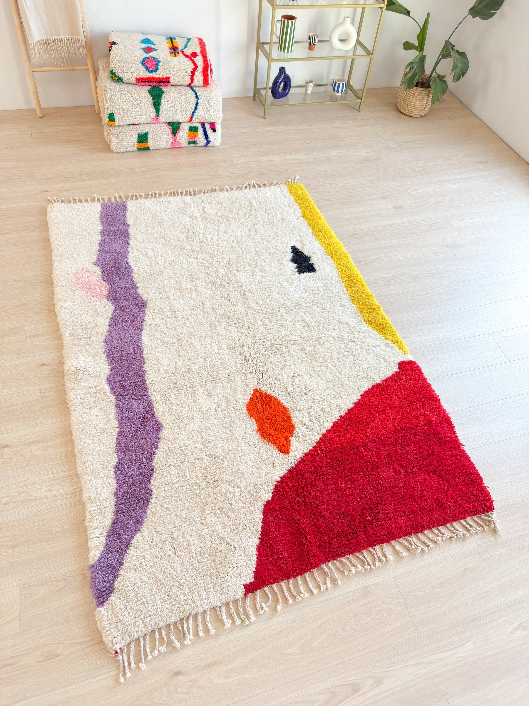 Tapis Berbère Coloré - 163 X 247 Cm - N°2101