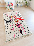 Tapis Berbère Coloré - 158 X 267 Cm - N°2176