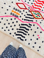 Tapis Berbère Coloré - 158 X 267 Cm - N°2176