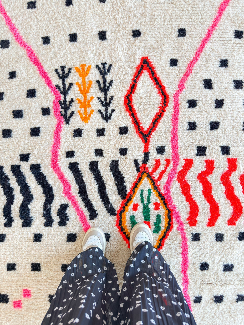 Tapis Berbère Coloré - 158 X 267 Cm - N°2176