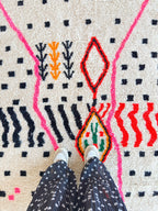 Tapis Berbère Coloré - 158 X 267 Cm - N°2176