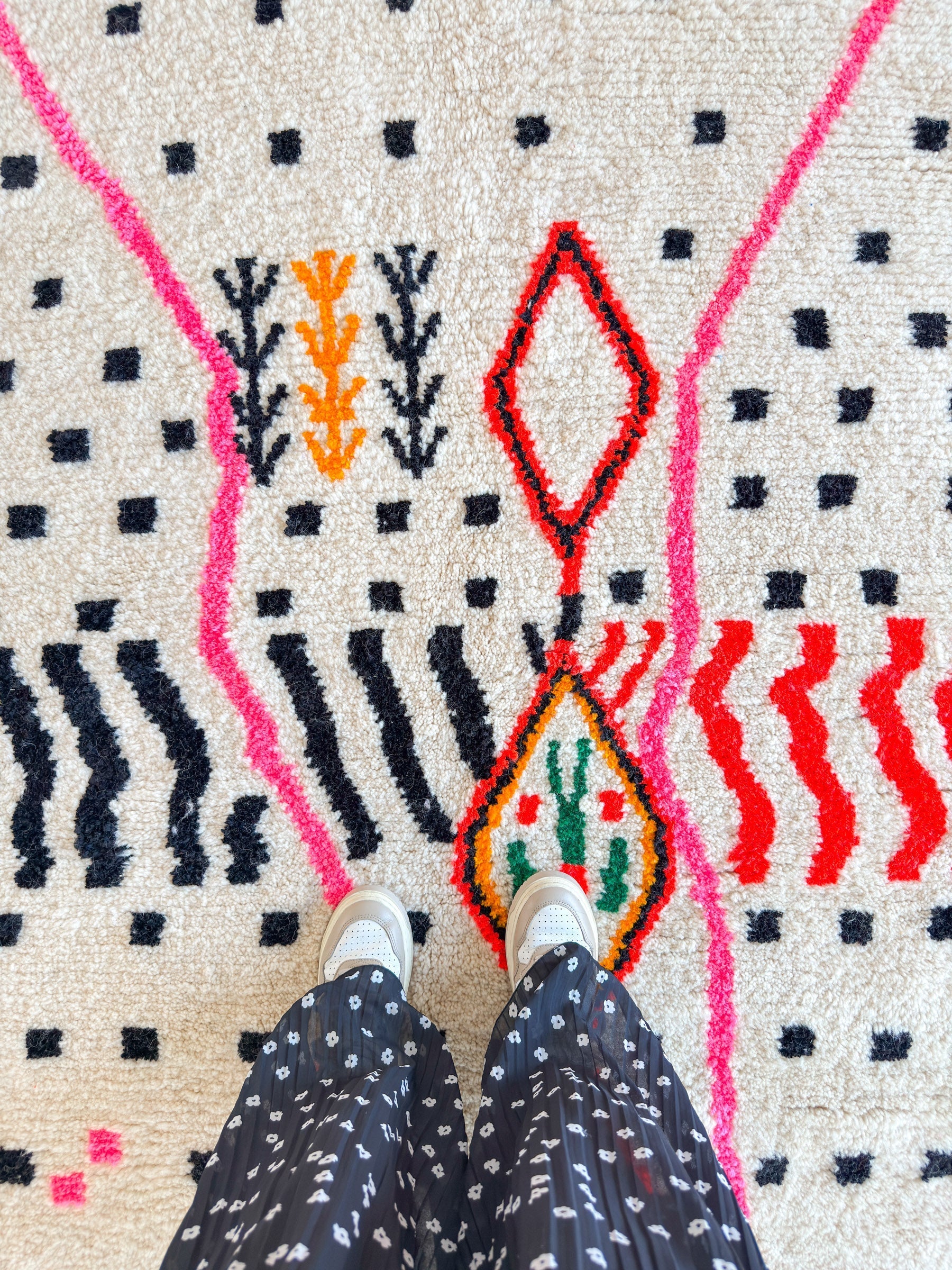 Tapis Berbère Coloré - 158 X 267 Cm - N°2176