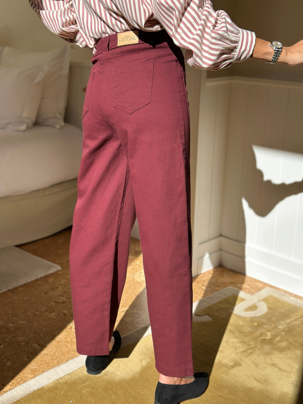 Jeans Hilda - Bordeaux