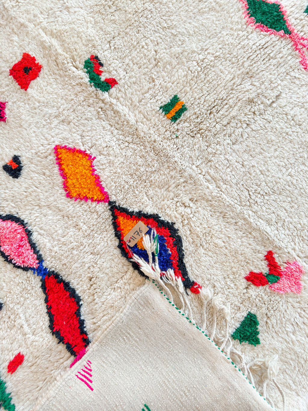 Tapis Berbère Coloré 192 X 316 Cm - N°1176