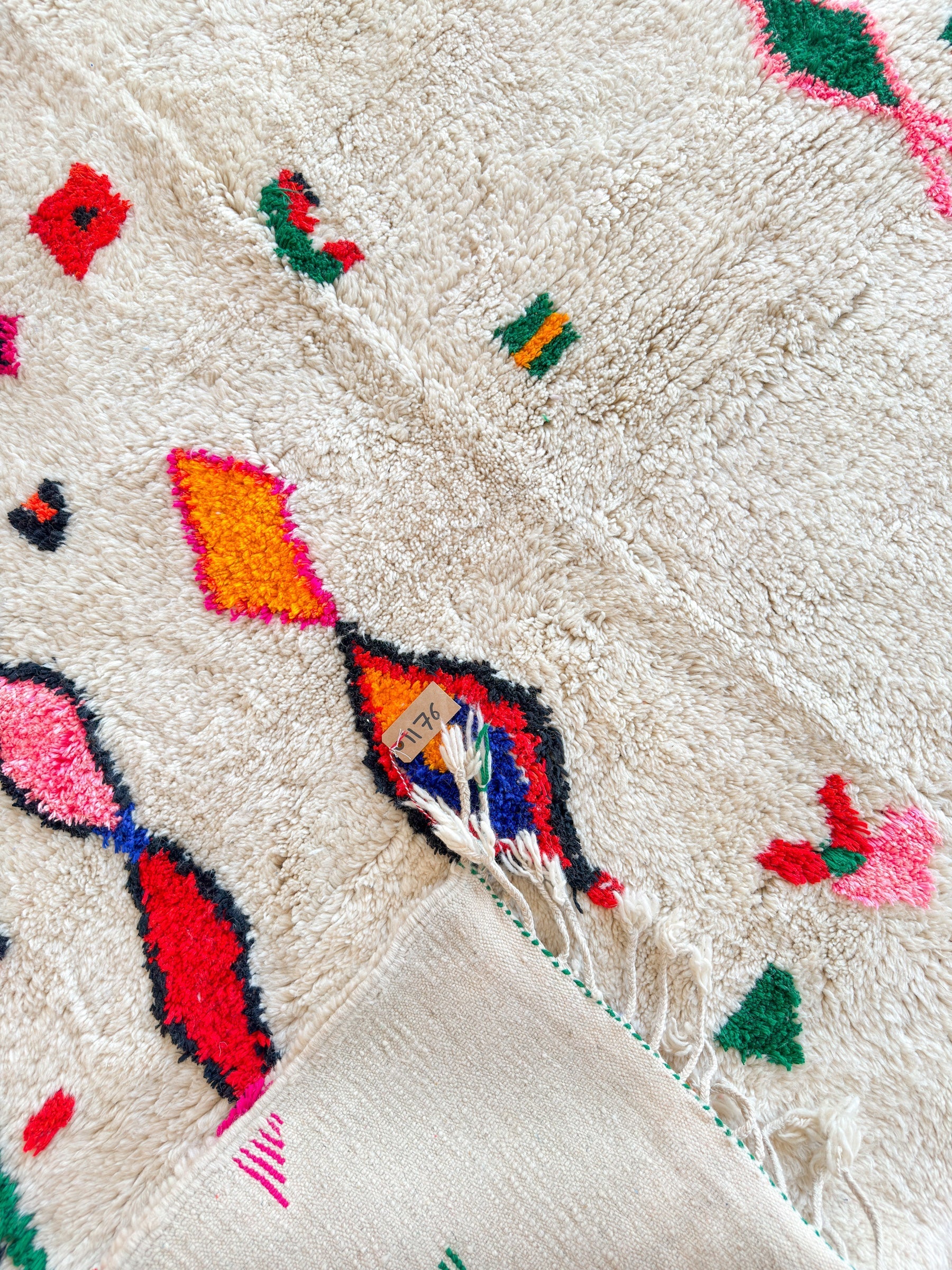 Tapis Berbère Coloré 192 X 316 Cm - N°1176