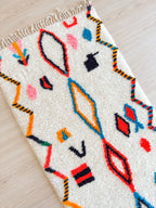 Tapis De Couloir Berbère Coloré - 79 X 257 Cm - N°2167