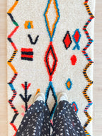 Tapis De Couloir Berbère Coloré - 79 X 257 Cm - N°2167
