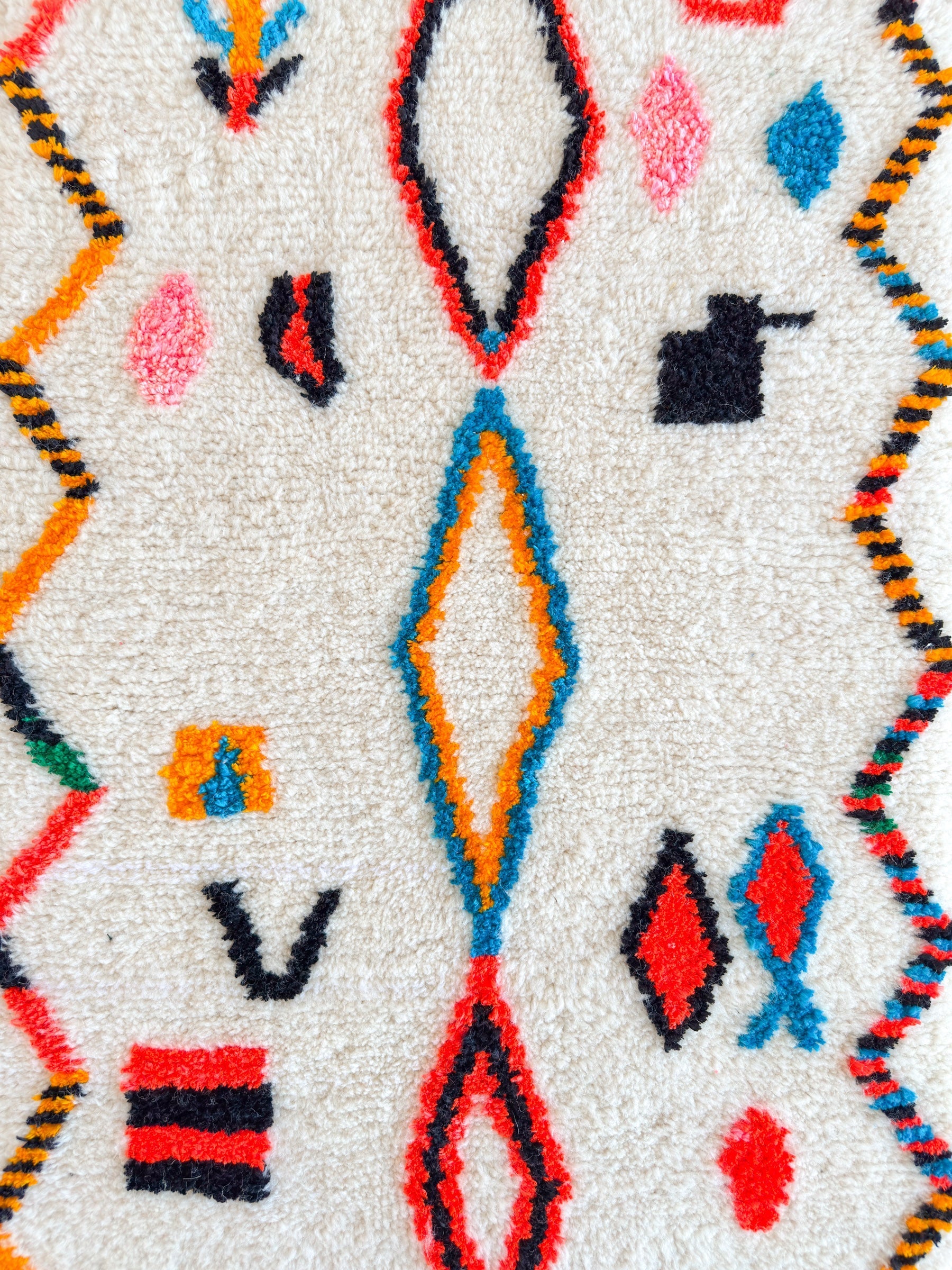 Tapis De Couloir Berbère Coloré - 79 X 257 Cm - N°2167